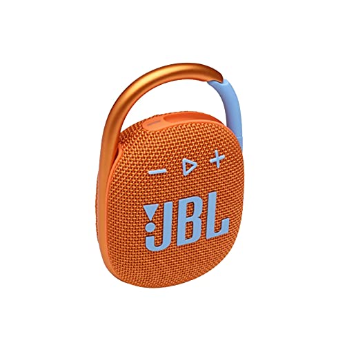 JBL Clip 4 - Portable Mini Bluetooth Speaker, Big Audio and Punchy bass, Integrated Carabiner, IP67 Waterproof and dustproof, 10 Hours of Playtime, Speaker for Home, Outdoor and Travel - (Blue)