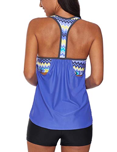 Bsubseach Racerback Tankini Swimsuit