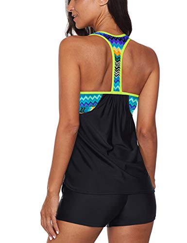 Bsubseach Racerback Tankini Swimsuit