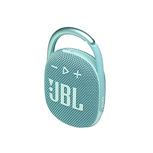 JBL Clip 4 - Portable Mini Bluetooth Speaker, Big Audio and Punchy bass, Integrated Carabiner, IP67 Waterproof and dustproof, 10 Hours of Playtime, Speaker for Home, Outdoor and Travel - (Blue)