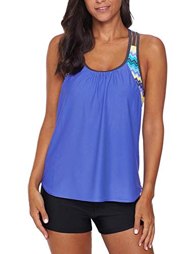Bsubseach Racerback Tankini Swimsuit