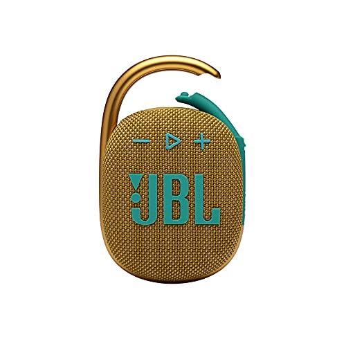 JBL Clip 4 - Portable Mini Bluetooth Speaker, Big Audio and Punchy bass, Integrated Carabiner, IP67 Waterproof and dustproof, 10 Hours of Playtime, Speaker for Home, Outdoor and Travel - (Blue)