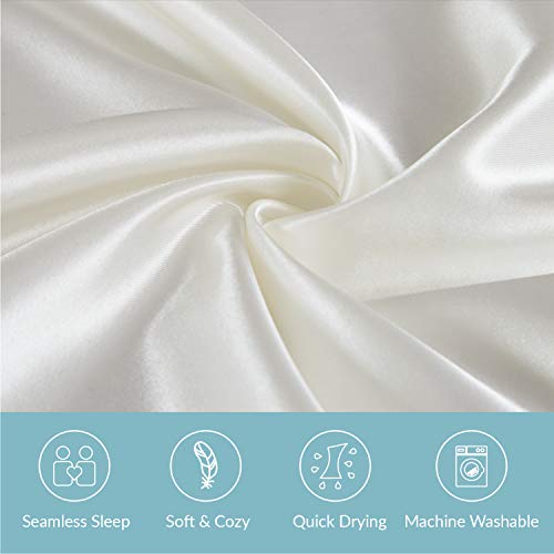 Bedsure Satin Pillow Cases 2 Pack Queen -