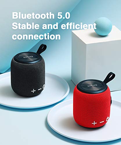 Sanag Portable Bluetooth Speaker, Bluetooth 5.0 Dual Pairing Loud Wireless Mini Speaker, 360 HD Surround Sound & Rich Stereo Bass,24H Playtime, IPX67 Waterproof for Travel, Outdoors, Home and Party