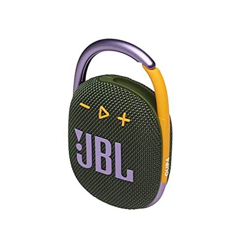 JBL Clip 4 - Portable Mini Bluetooth Speaker, Big Audio and Punchy bass, Integrated Carabiner, IP67 Waterproof and dustproof, 10 Hours of Playtime, Speaker for Home, Outdoor and Travel - (Blue)
