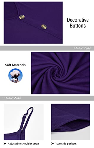 WNEEDU Women Summer Dress Sexy V Neck Button Down Floral Print Swing Mini Tunic Dress with Pockets (XL, Rose White)