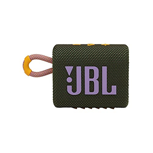 JBL Go 3: Portable Speaker with Bluetooth, Built-in Battery, Waterproof and Dustproof Feature Black