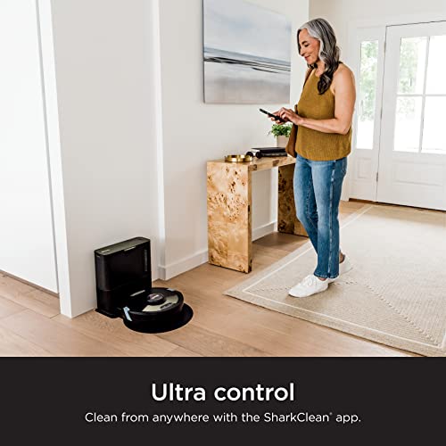 Shark AI Ultra 2-in-1 Robot Vacuum & Mop with Sonic Mopping, Matrix Clean, Home Mapping, HEPA Bagless Self Empty Base and 2 Microfiber Mopping Pads