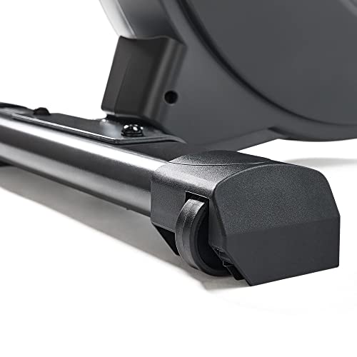 Sunny Health & Fitness Rowing Machine with Magnetic Resistance, LCD Monitor, 8-level Resistance, 1117 mm Step Length, 113 KG Max. Weight - SF-RW5515, Ergometer, Training Computer