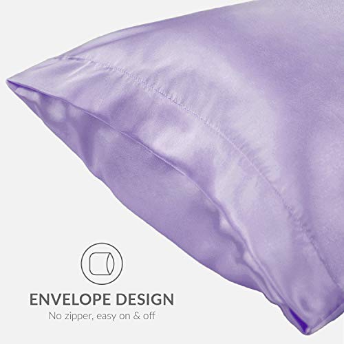 Bedsure Satin Pillow Cases 2 Pack Queen -