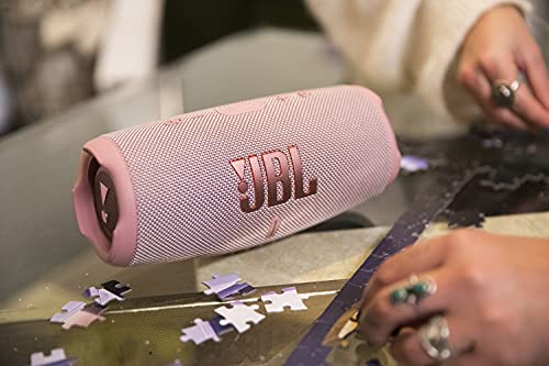 JBL Charge 5 Portable Bluetooth Speaker with Deep Bass, IP67 Waterproof and Dustproof, Up To 20 Hours of Playtime, Built-in Powerbank - Black