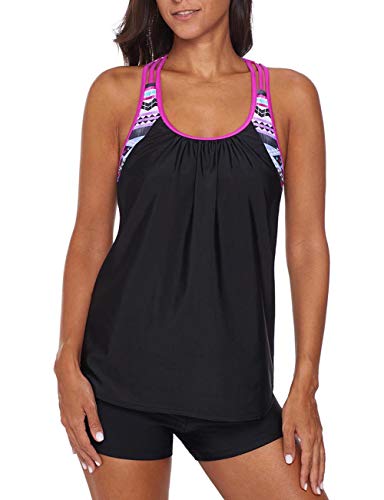 Bsubseach Racerback Tankini Swimsuit