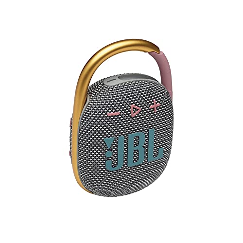 JBL Clip 4 - Portable Mini Bluetooth Speaker, Big Audio and Punchy bass, Integrated Carabiner, IP67 Waterproof and dustproof, 10 Hours of Playtime, Speaker for Home, Outdoor and Travel - (Blue)