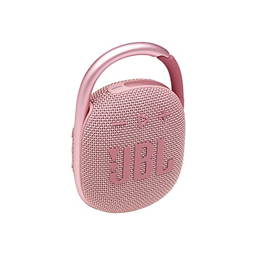 JBL Clip 4 - Portable Mini Bluetooth Speaker, Big Audio and Punchy bass, Integrated Carabiner, IP67 Waterproof and dustproof, 10 Hours of Playtime, Speaker for Home, Outdoor and Travel - (Blue)