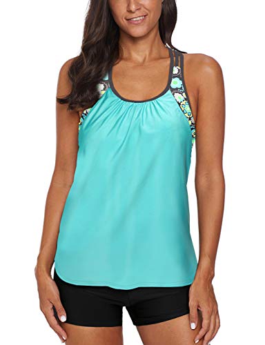 Bsubseach Racerback Tankini Swimsuit