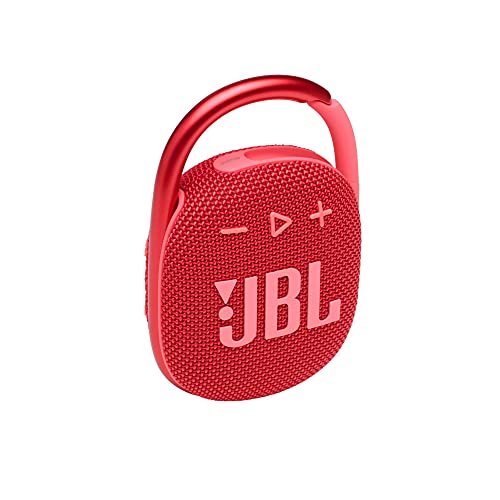 JBL Clip 4 - Portable Mini Bluetooth Speaker, Big Audio and Punchy bass, Integrated Carabiner, IP67 Waterproof and dustproof, 10 Hours of Playtime, Speaker for Home, Outdoor and Travel - (Blue)