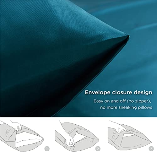 Bedsure Satin Pillow Cases 2 Pack Queen -