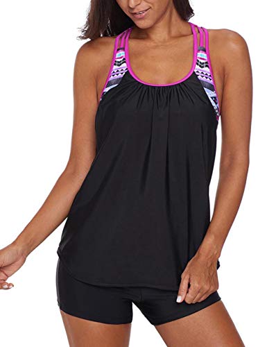 Bsubseach Racerback Tankini Swimsuit