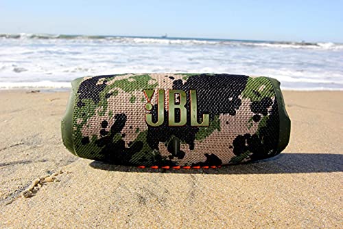 JBL Charge 5 Portable Bluetooth Speaker with Deep Bass, IP67 Waterproof and Dustproof, Up To 20 Hours of Playtime, Built-in Powerbank - Black