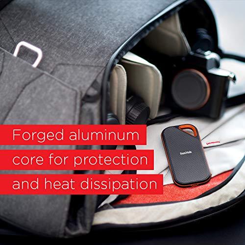 SanDisk 2TB Extreme PRO Portable SSD - Up to 2000MB/s - USB-C, USB 3.2 Gen 2x2 - External Solid State Drive - SDSSDE81-2T00-G25