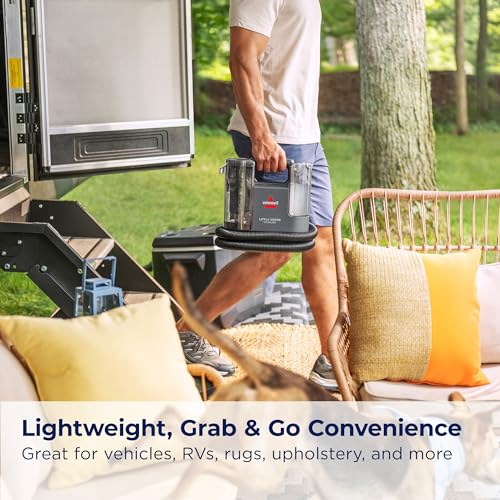 BISSELL Little Green Multi-Purpose Portable Carpet and Upholstery Cleaner, Car and Auto Detailer, with Exclusive Specialty Tools, Green, 1400B