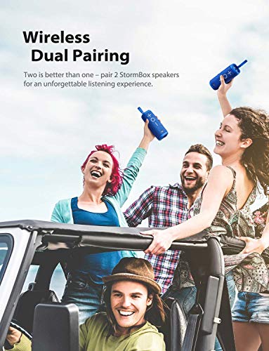 Tribit StormBox Bluetooth Speaker - 24W Portable Speaker, 360° Full Surround Sound, Enhanced Bass, Wireless Dual Pairing, IPX7 Waterproof, 20-Hour Playtime, 66ft Bluetooth Range Outdoor Speaker