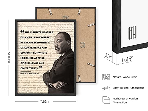 African American Art Black History Posters for Classroom - by Haus and Hues | Black History Month Decorations & African American Posters for Classroom | Black History Quotes Framed Black - 8x10