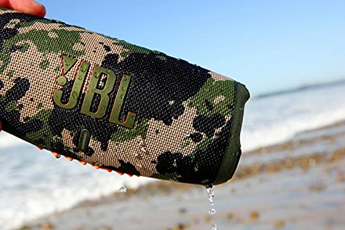 JBL Charge 5 Portable Bluetooth Speaker with Deep Bass, IP67 Waterproof and Dustproof, Up To 20 Hours of Playtime, Built-in Powerbank - Black