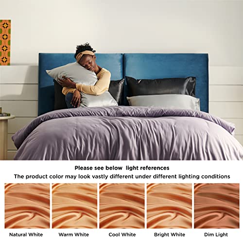 Bedsure Satin Pillow Cases 2 Pack Queen -