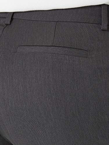 Lee Women's Wrinkle Free Relaxed Fit Straight Leg Pant, Black, 2 Long