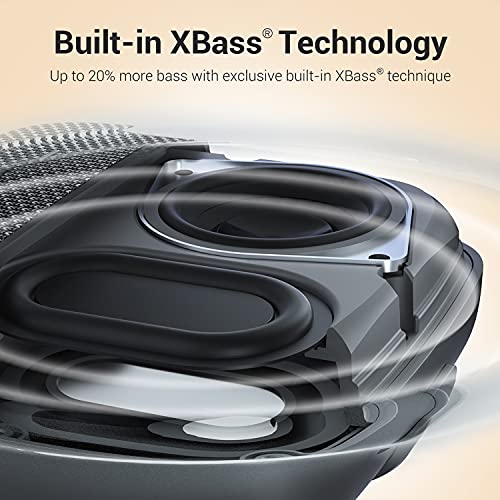 Tribit StormBox Micro Bluetooth Speaker, IP67 Waterproof & Dustproof Portable Outdoor Speaker, Bike Speakers with Powerful Loud Sound, Advanced TI Amplifier, Built-in XBass, 100ft Bluetooth Range