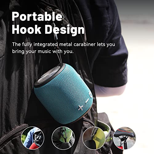 Sanag Portable Bluetooth Speaker, Bluetooth 5.0 Dual Pairing Loud Wireless Mini Speaker, 360 HD Surround Sound & Rich Stereo Bass,24H Playtime, IPX67 Waterproof for Travel, Outdoors, Home and Party