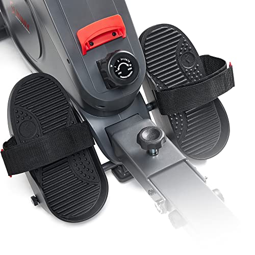 Sunny Health & Fitness Rowing Machine with Magnetic Resistance, LCD Monitor, 8-level Resistance, 1117 mm Step Length, 113 KG Max. Weight - SF-RW5515, Ergometer, Training Computer