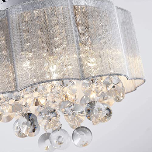 AGV LIGHTING 20102 Crystal Ceiling Light Fixture