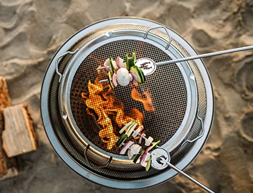 Solo Stove Ranger Shield Stainless Steel Fire Pit Spark Protector Screen Mesh Protective Spark Screen for Backyard and Outdoor Fire Pits Stops Hot Embers