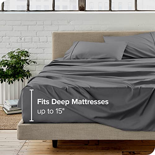 Bare Home Full Sheet Set - 1800 Ultra-Soft Microfiber Full Bed Sheets -