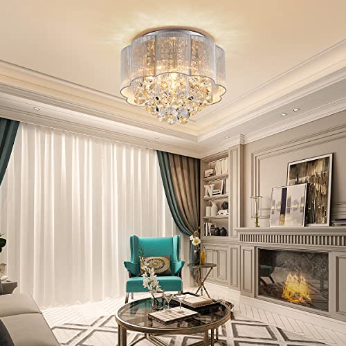 AGV LIGHTING 20102 Crystal Ceiling Light Fixture