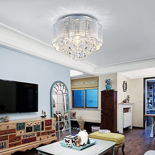 AGV LIGHTING 20102 Crystal Ceiling Light Fixture