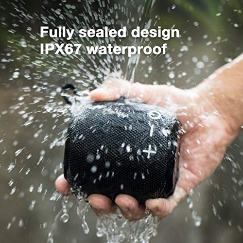 Sanag Portable Bluetooth Speaker, Bluetooth 5.0 Dual Pairing Loud Wireless Mini Speaker, 360 HD Surround Sound & Rich Stereo Bass,24H Playtime, IPX67 Waterproof for Travel, Outdoors, Home and Party