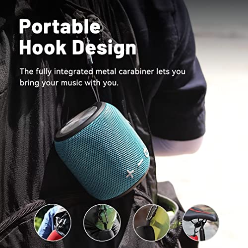 Sanag Portable Bluetooth Speaker, Bluetooth 5.0 Dual Pairing Loud Wireless Mini Speaker, 360 HD Surround Sound & Rich Stereo Bass,24H Playtime, IPX67 Waterproof for Travel, Outdoors, Home and Party