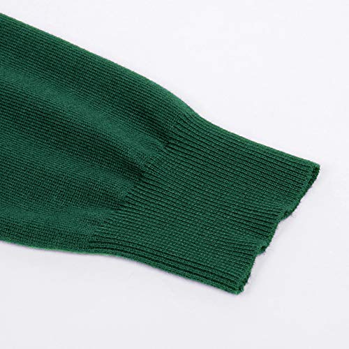 GRACE KARIN Women's Cardigan Sweater Color Block Long Sleeve Casual Long Sleeve Argyle Black S