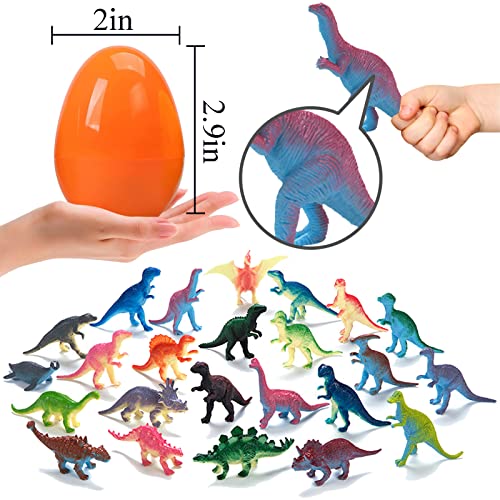 Dokeawo Easter Eggs Filled with Toys, 10Pcs Easter Eggs with 10Pcs Mini Pull-back Car Toys for Easter Egg Hunt, Easter Gifts for Kids, Easter Basket Stuffers for Kids