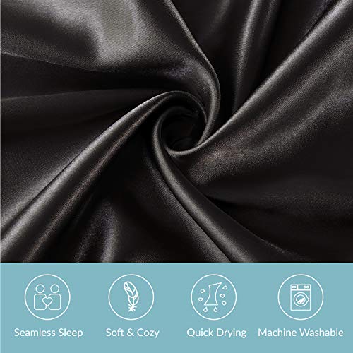 Bedsure Satin Pillow Cases 2 Pack Queen -