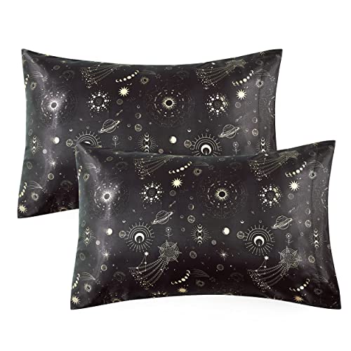 Bedsure Satin Pillow Cases 2 Pack Queen -