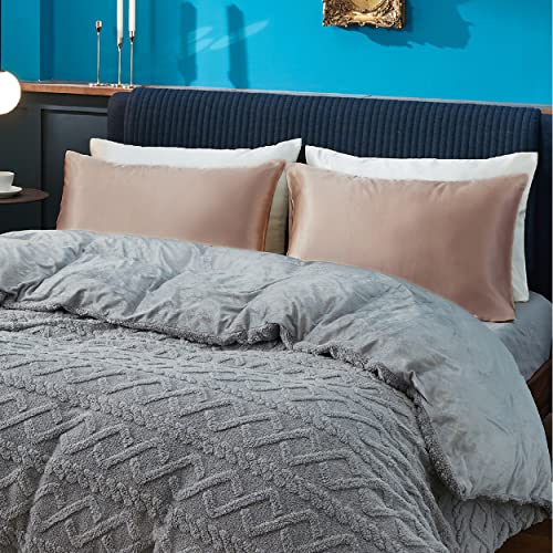 Bedsure Satin Pillow Cases 2 Pack Queen -