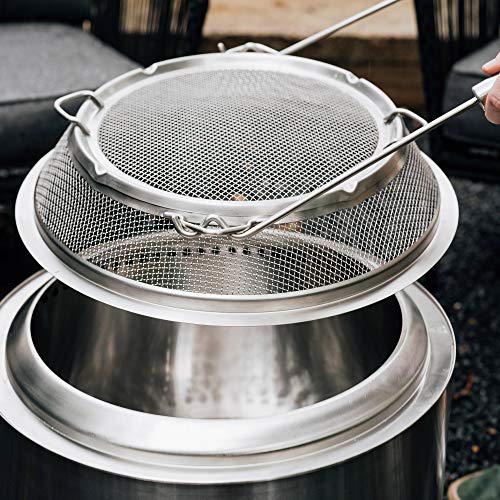 Solo Stove Ranger Shield Stainless Steel Fire Pit Spark Protector Screen Mesh Protective Spark Screen for Backyard and Outdoor Fire Pits Stops Hot Embers