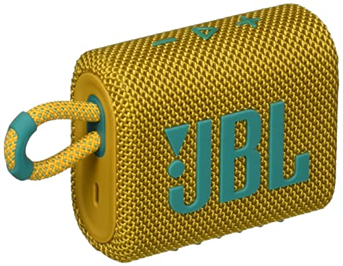 JBL Go 3: Portable Speaker with Bluetooth, Built-in Battery, Waterproof and Dustproof Feature Black