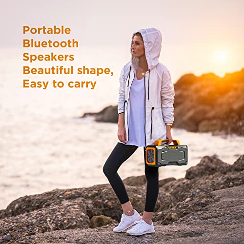 Portable Bluetooth Speaker,70W High Volume,Upgraded Version,IPX 7 Waterproof Speaker,Wireless Bluetooth 5.0, Power Bank, Long-Term Playback,Suitable Parties,Outdoor