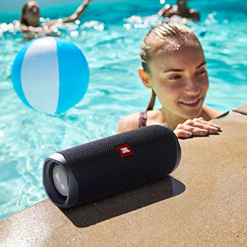 JBL Flip 5 Portable Waterproof Wireless Bluetooth Speaker with up to 12 Hours of Battery Life - Black