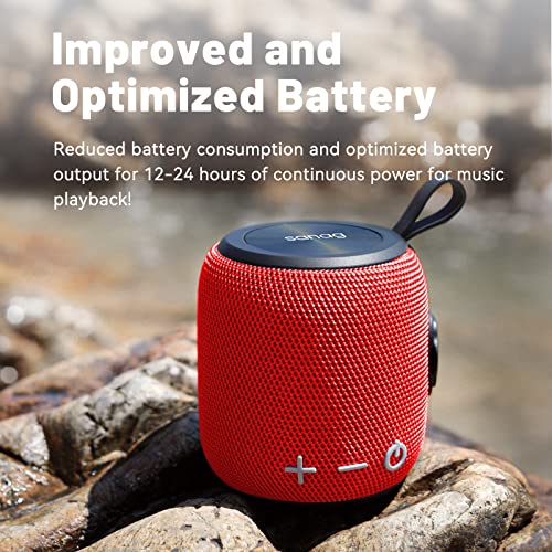 Sanag Portable Bluetooth Speaker, Bluetooth 5.0 Dual Pairing Loud Wireless Mini Speaker, 360 HD Surround Sound & Rich Stereo Bass,24H Playtime, IPX67 Waterproof for Travel, Outdoors, Home and Party